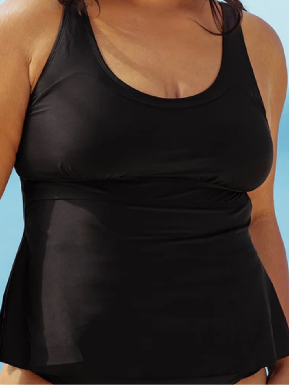 Shapermint Adjustable Strap Wire Free Tankini